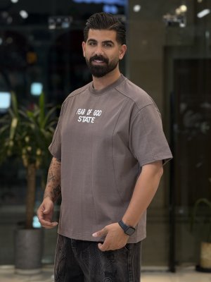 تیشرت تیکه دوزی گلدوزی L- 1783 FEAR