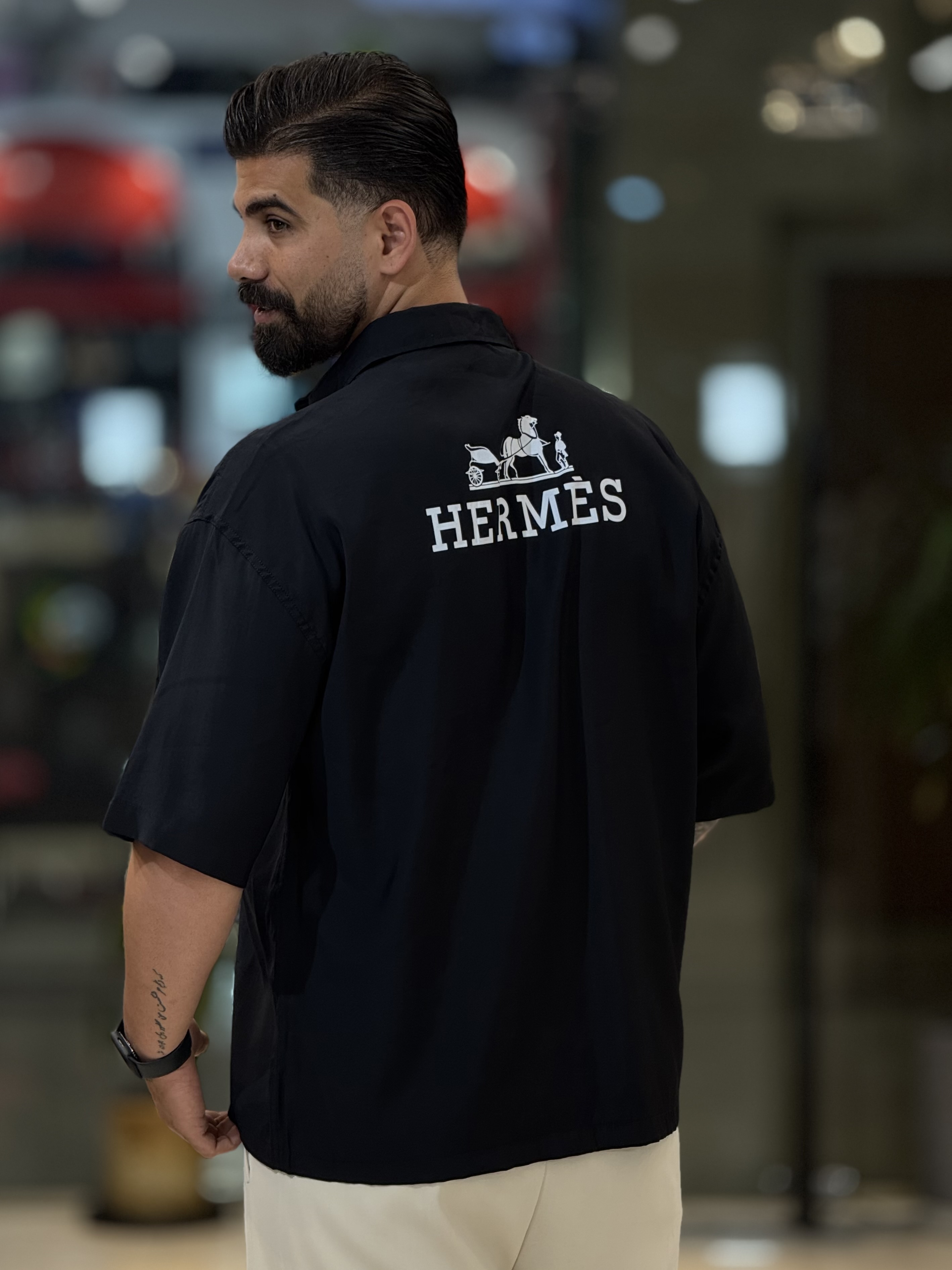 پیراهن سیلک مورگان 1875HERMES