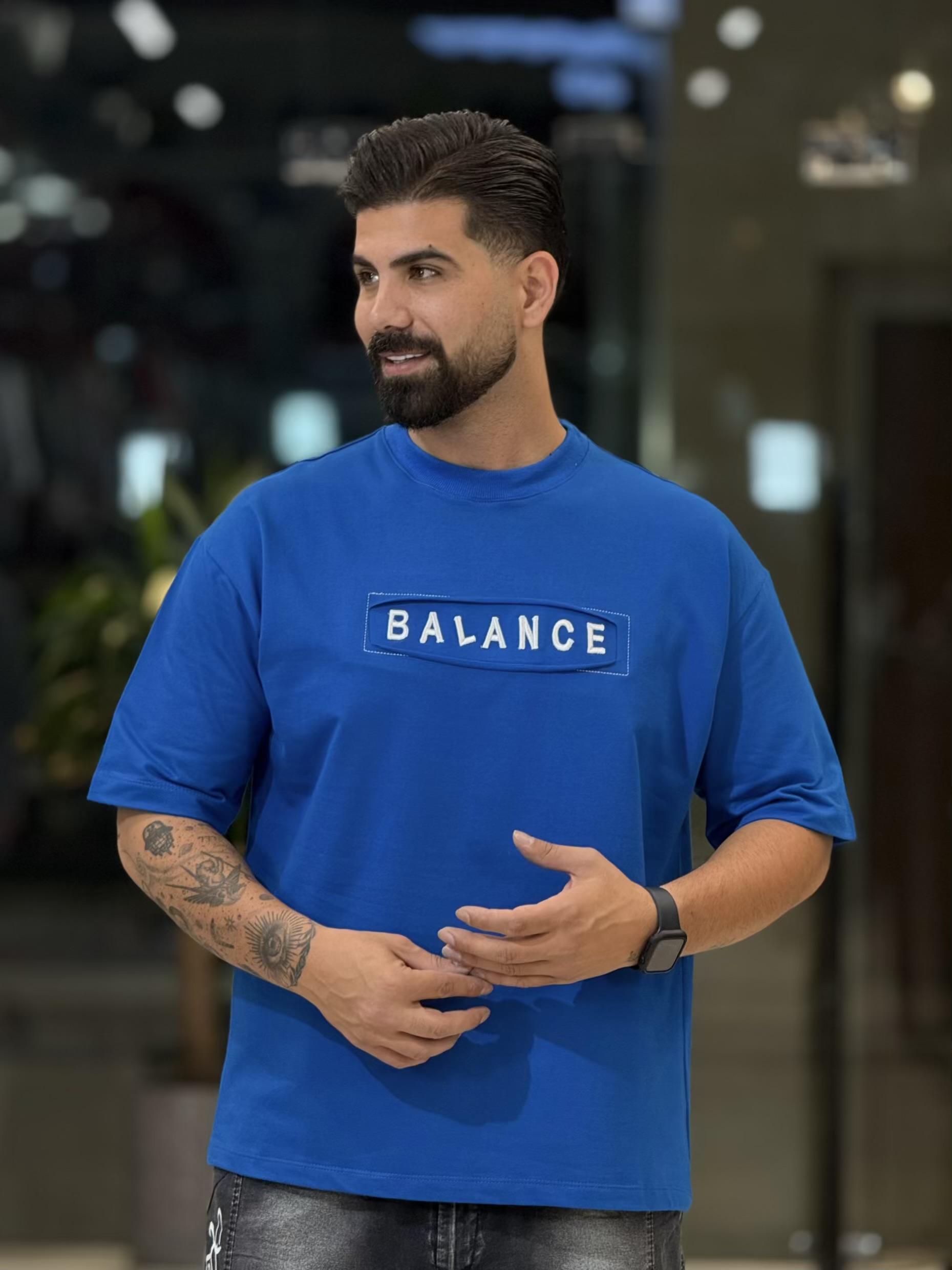 تیشرت ماکان تیکه رو سینه3450BALANCE