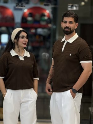 خرید محصول پلوشرت نیم زیپ3470POLO