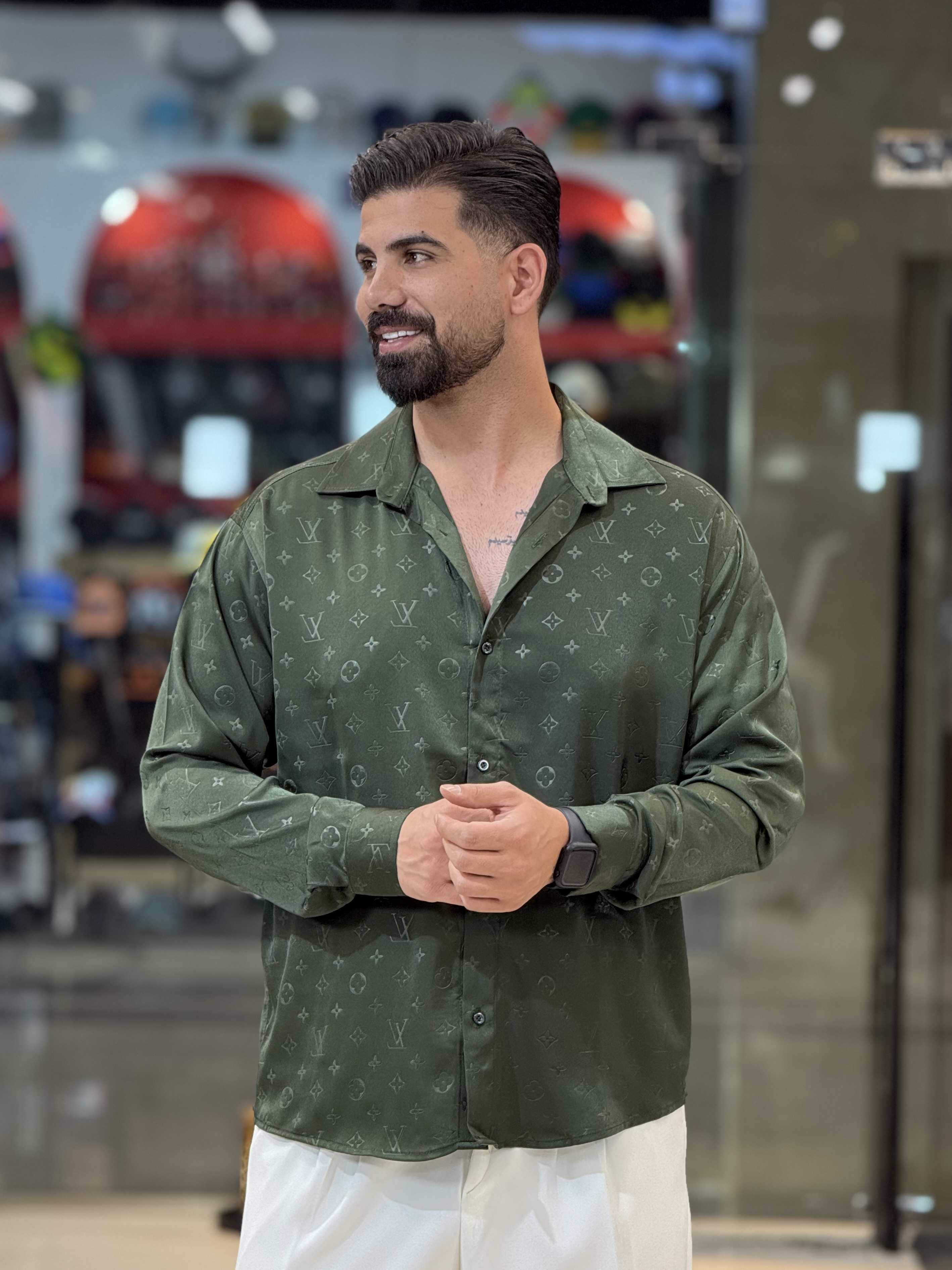 پیراهن آستین بلند وارداتی3494LV