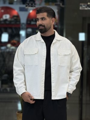 کت کتان شست خورده گرم بالا3612