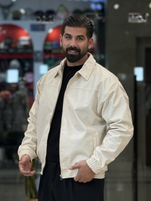 جکت چرم بیسیک3678BREEZY