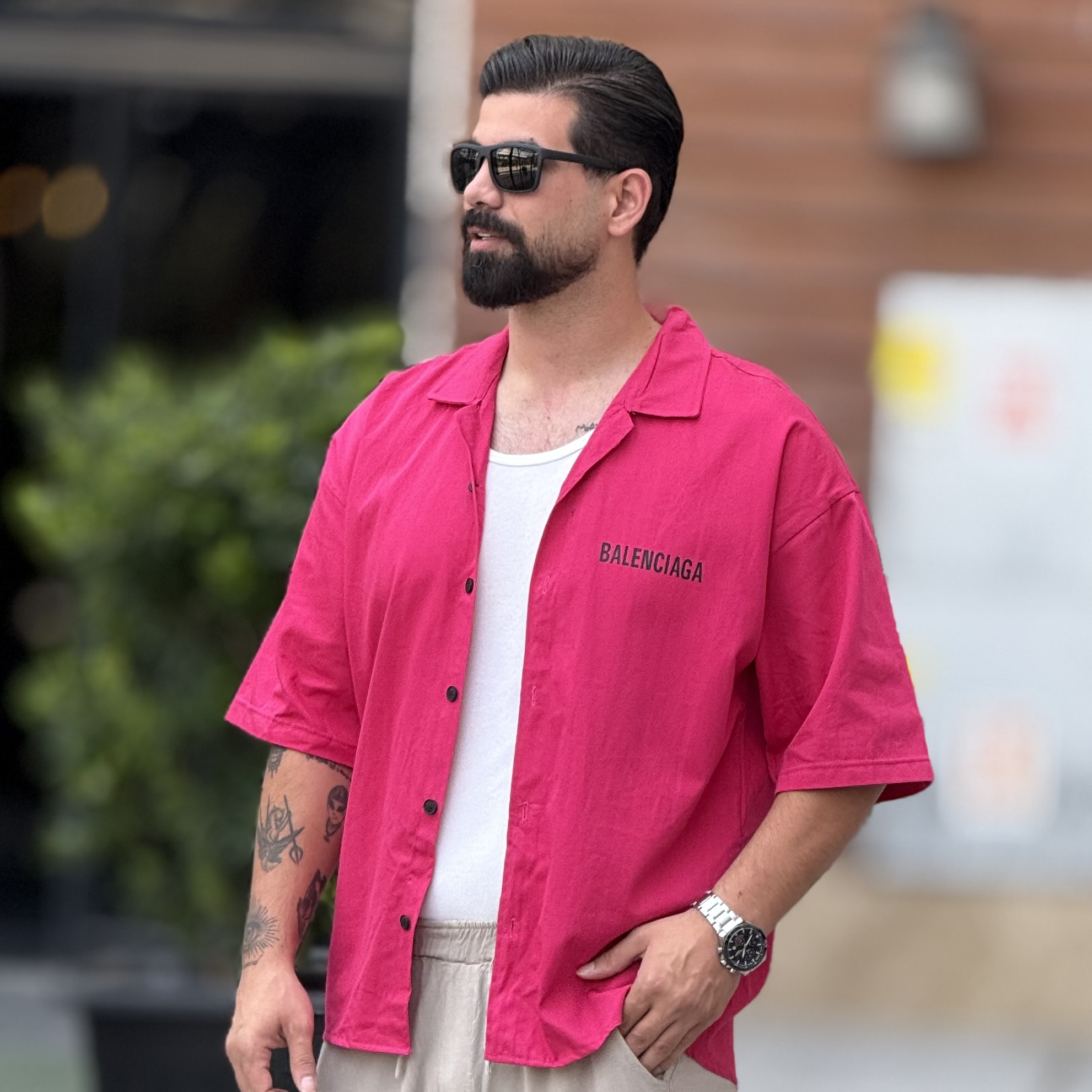 پیراهن کتان نازک زد 1027