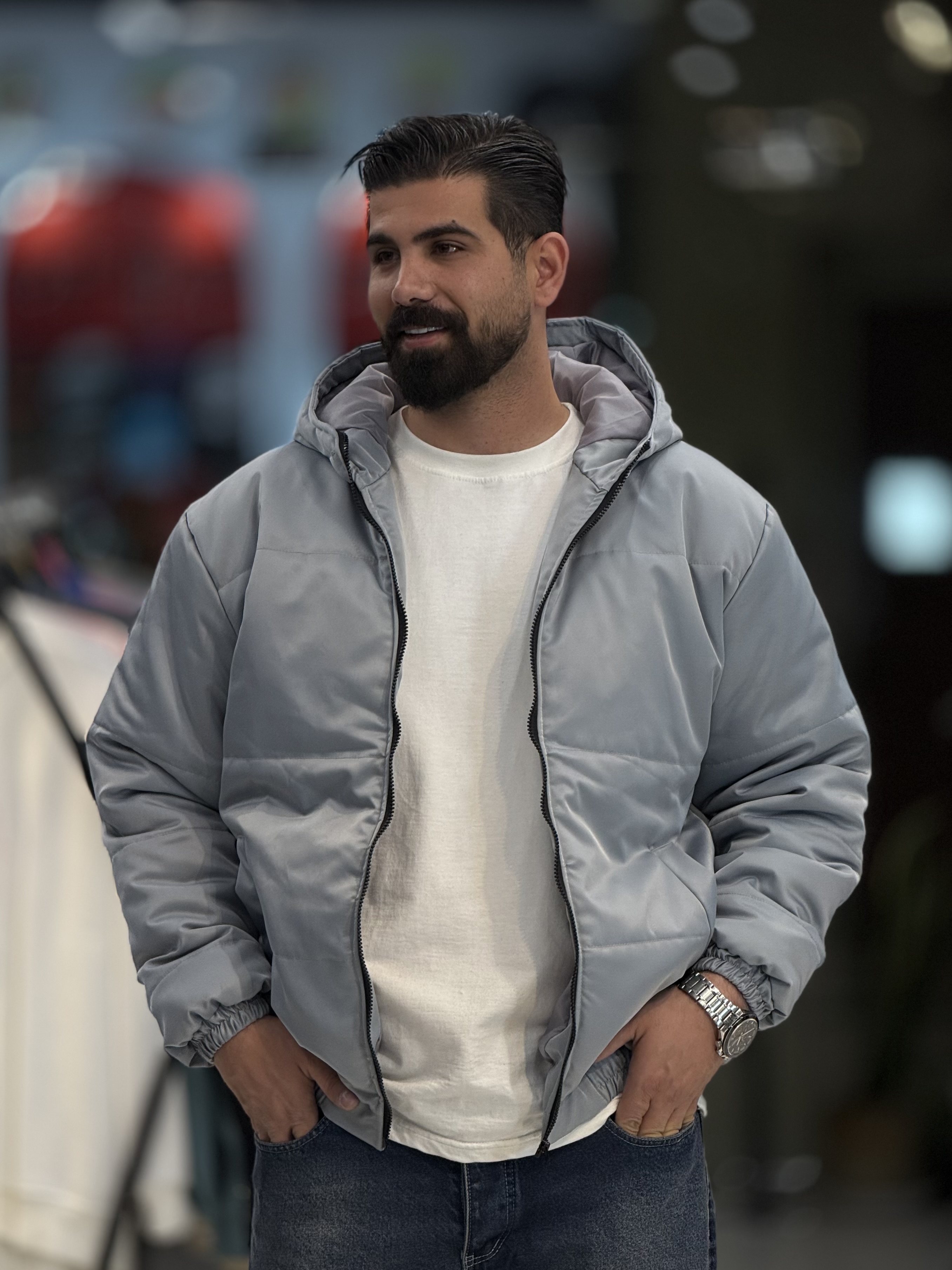 کاپشن حراجی کلاه دار1356