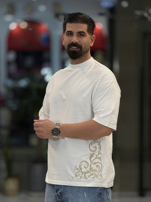 خرید محصول تیشرت گلدوزی درزبغلM-1508