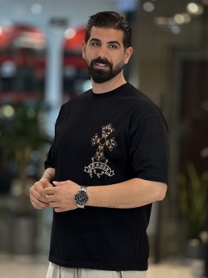 خرید محصول تیشرت کروم فولگلدوزی رنگی1472 Z