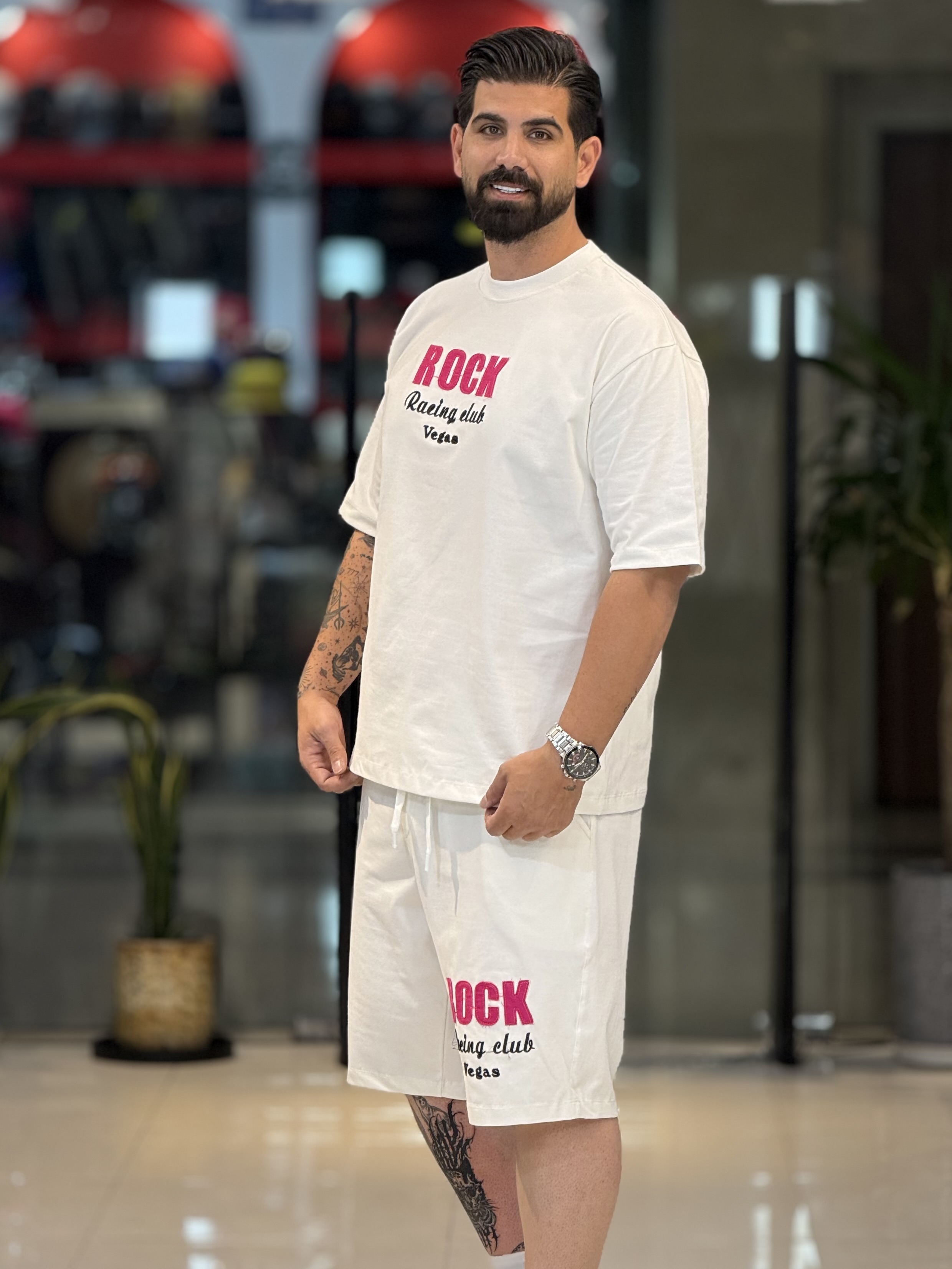 ست تیشرت شلوارک V-1683 ROCK